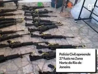 Apreendidos fuzis que seriam vendidos à maior facção criminosa do Rio 