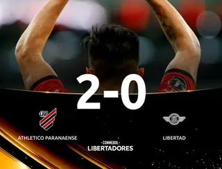 Athletico-PR derrota Libertad e embola Grupo B da Libertadores